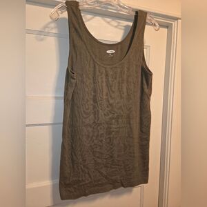 Old Navy Army Green Sleeveless Top